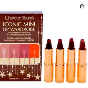 Brand: CHARLOTTE TILBURY
Charlotte Tilbury Mini Iconic Lip Wardrobe -